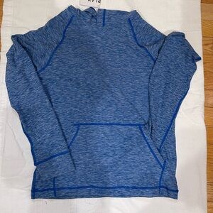 Hanna Andersson Blue Heathered Hoodie